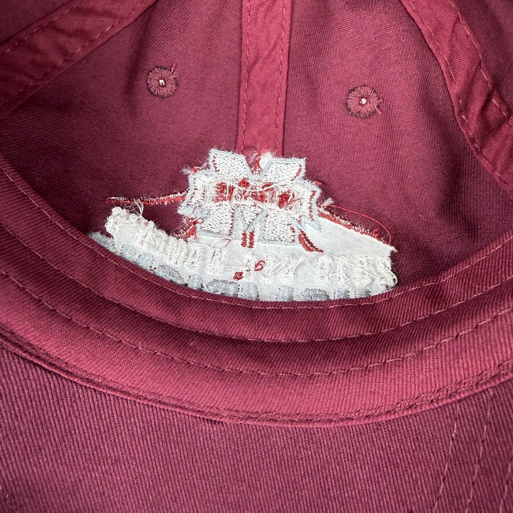 Mississippi State Bulldogs Hat Cap Strap Back Womens Champions Red Basketball - Picture 10 of 12